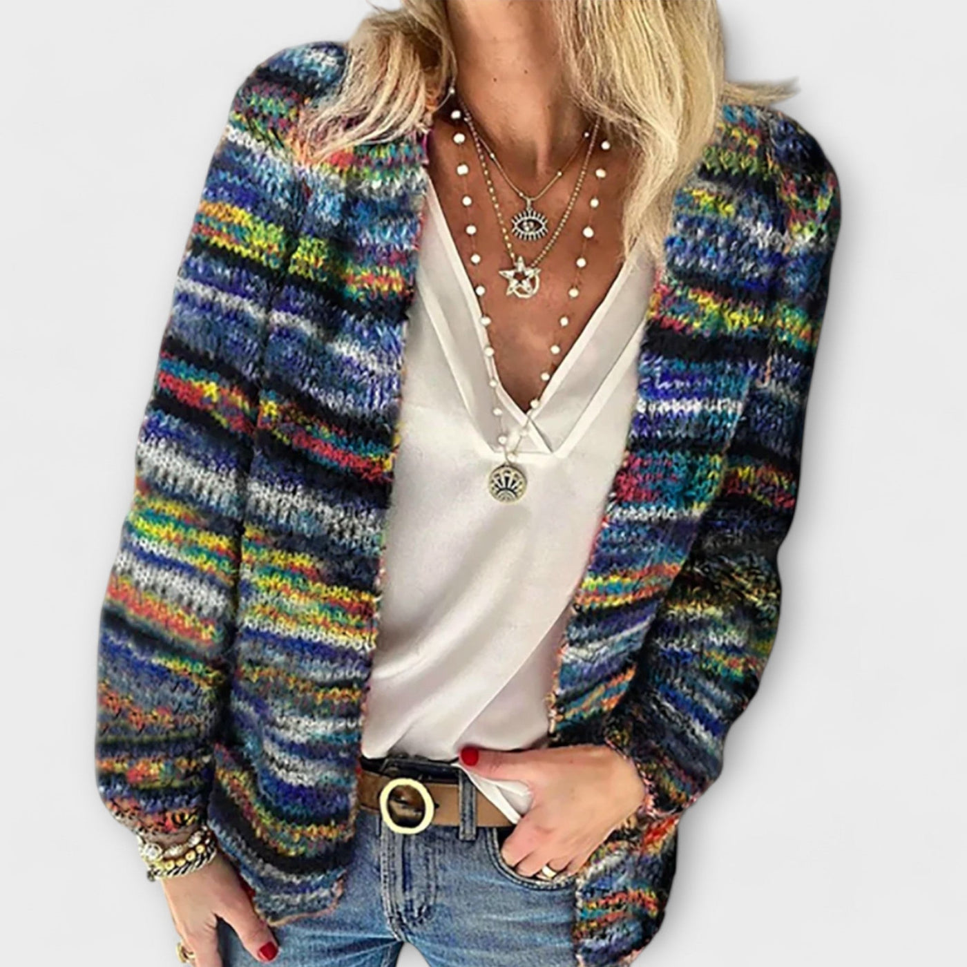 DARIA – Playful and warm cardigan