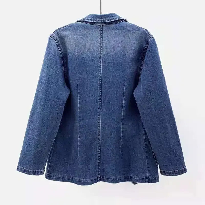 Solène™ – Veste en denim fluide