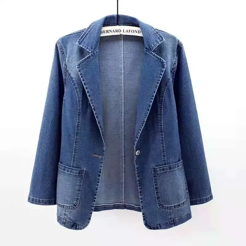 Solène™ – Veste en denim fluide