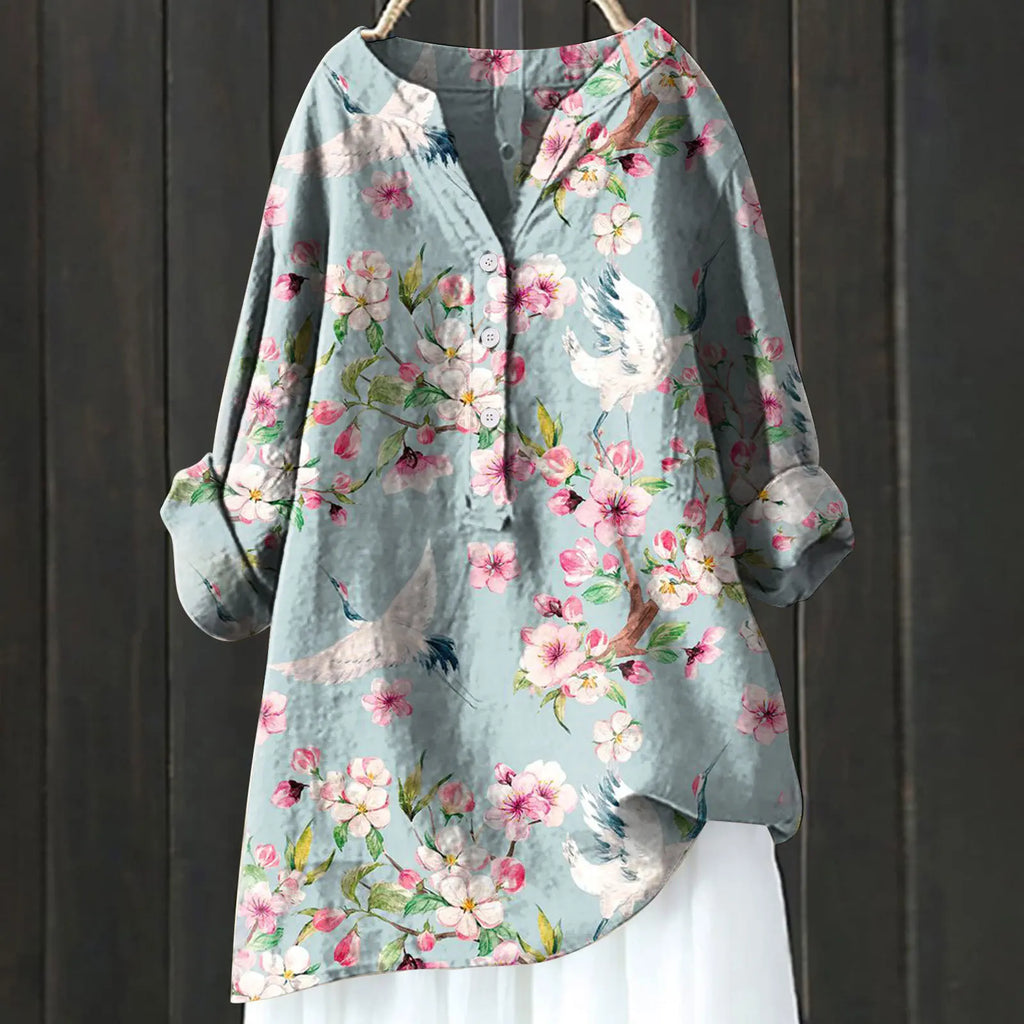 Angela™ | Loose floral blouse