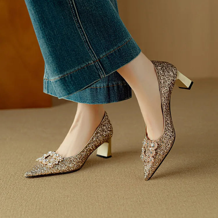Gloria | Escarpins à paillettes