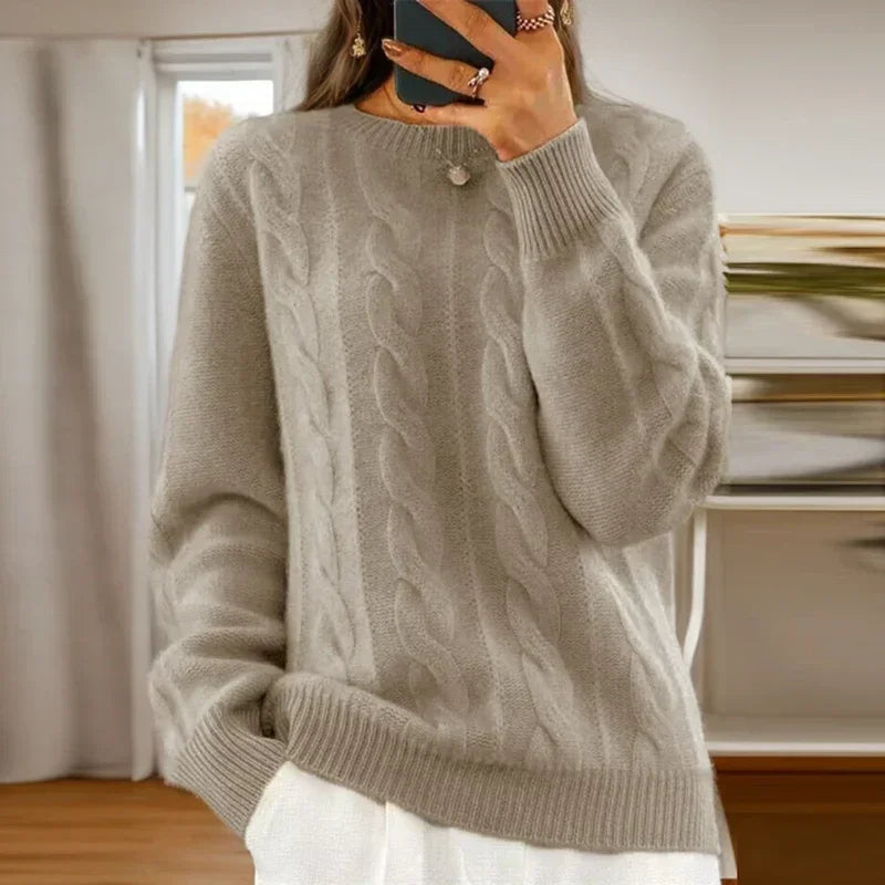 Janine | Élégant Gebreide Trui