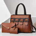 Ensemble de 3 sacs en cuir de luxe 