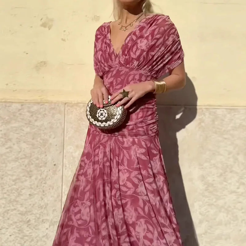 Hayden Laluna® | Robe élégante à col en V