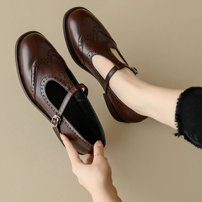 Kate™ | Élégantes Mary Janes à bride en T 
