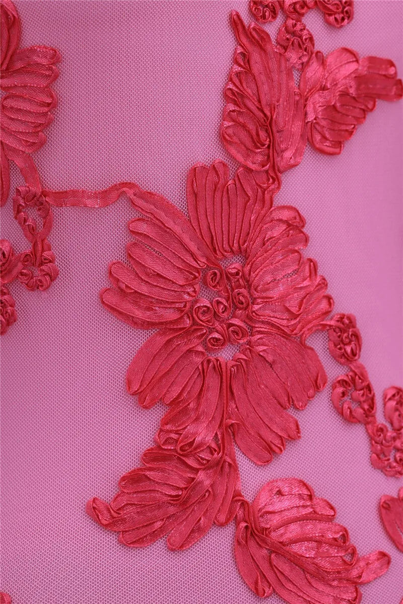 Calliope | Floral tulle maxi dress