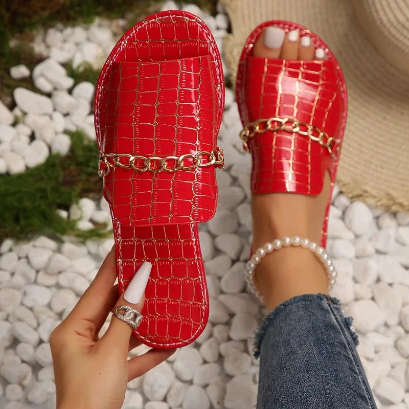 Mira | Tongs de plage compensées de luxe™