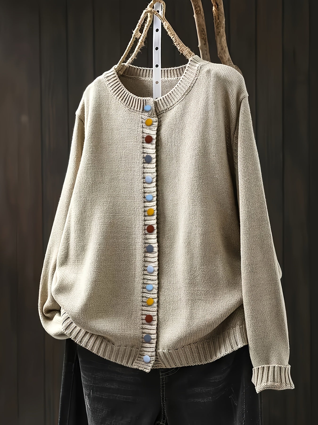 Elizabeth™ | Gilet cardigan noir élégant pour femme