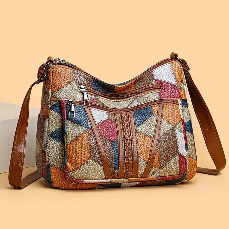 Solara | Mosaic leren handbags