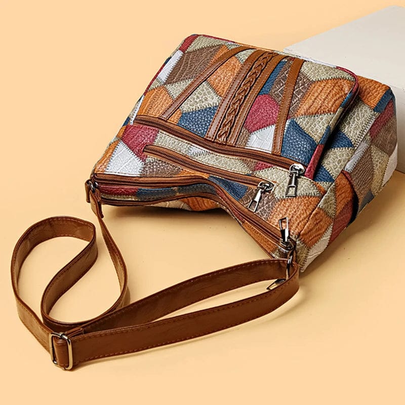 Solara | Mosaic leren handbags