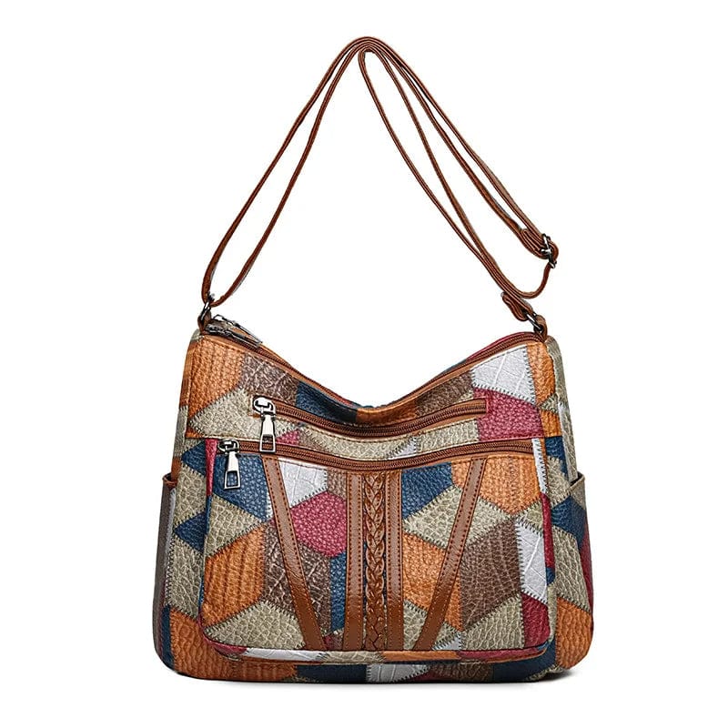 Solara | Mosaic leren handbags