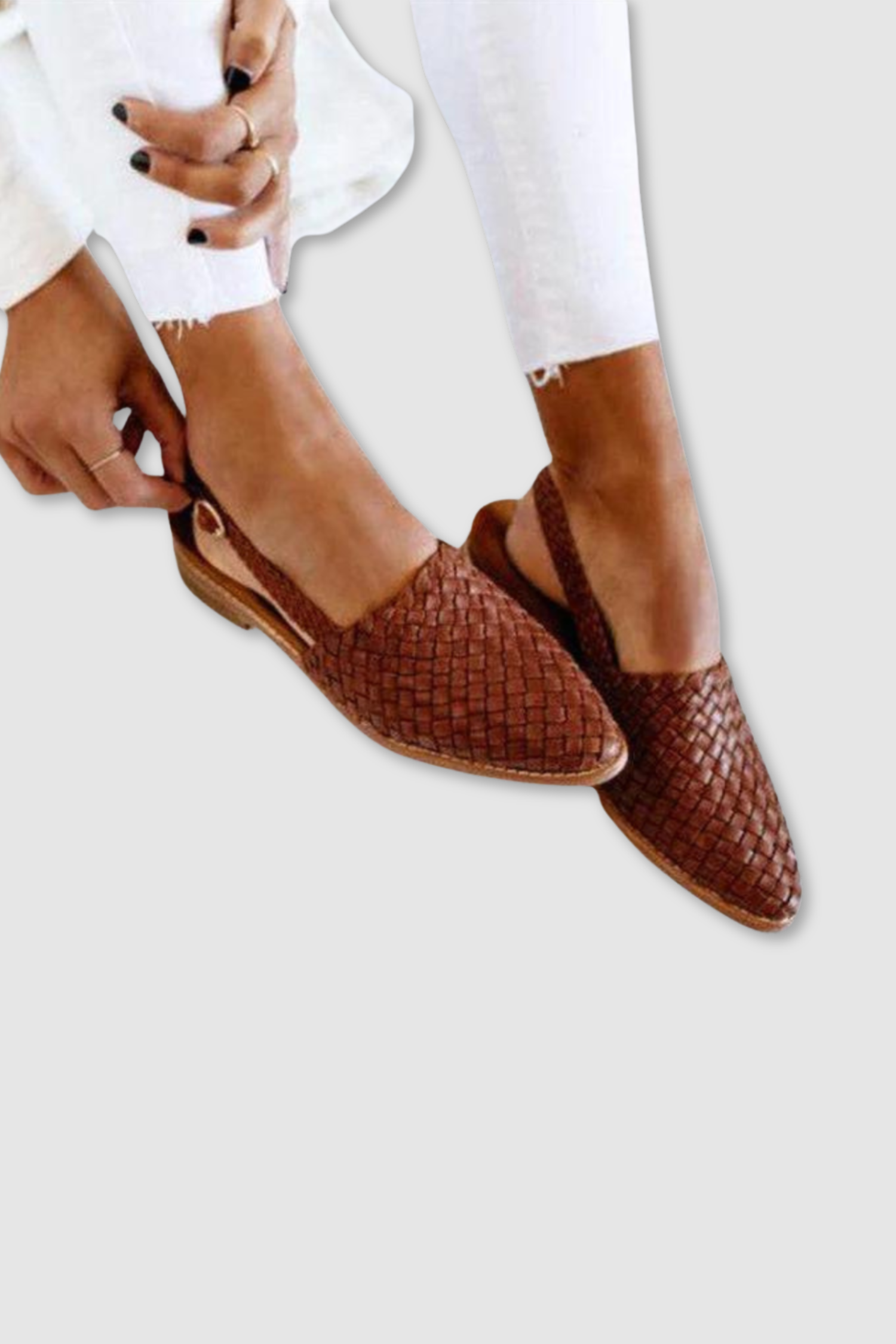 HONORIA™ | Elegant woven slingback ballerinas for a timeless look