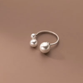 Bague ajustable en perle d'eau douce