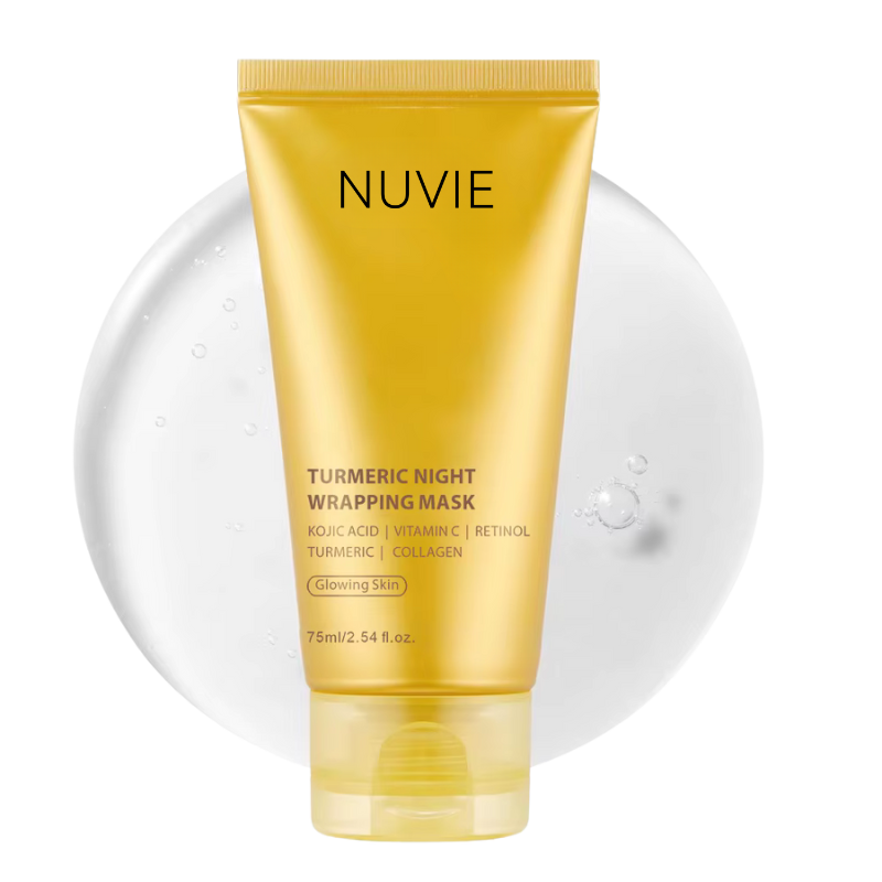 Masque enveloppant à l’acide kojique et au curcuma