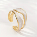 Vanessa - Bague vintage en or blanc