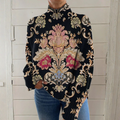 Phoebe | Pull fleuri vintage