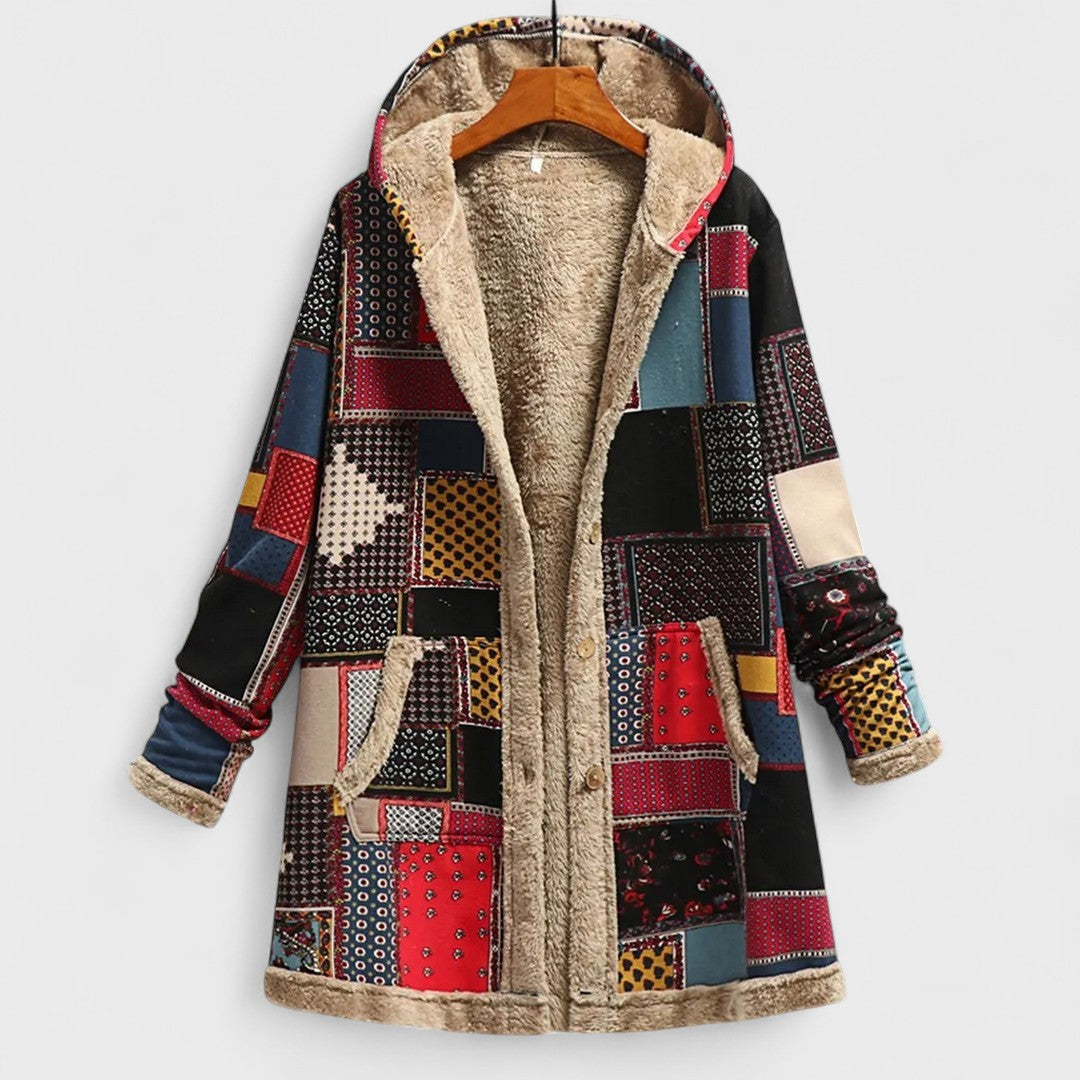 Flora | Parka chaude et doublée de tissu doux