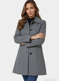 Joséphine | Trench-coat d'hiver à simple boutonnage pour femme