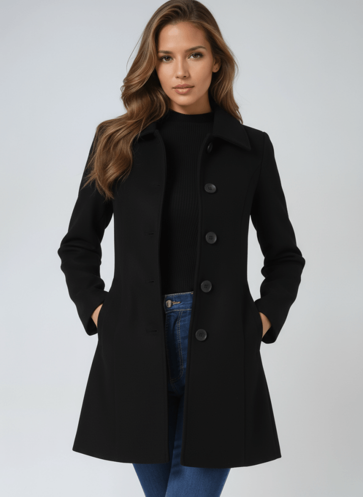 Helena | Manteau d'hiver pour femme à un bouton