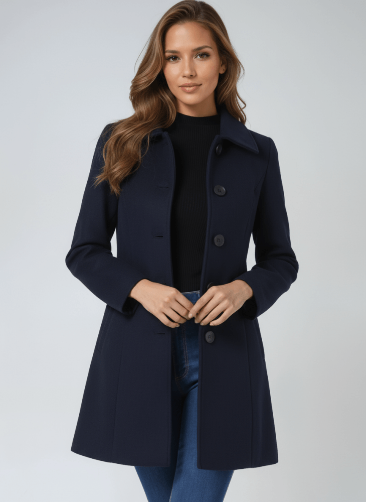 Helena | Manteau d'hiver pour femme à un bouton