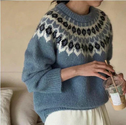 Kaisa | Pull jacquard élégant 