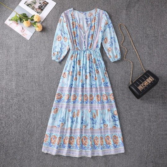 Marino | Robe bohème de bord de mer
