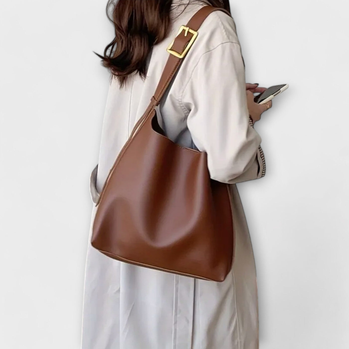 Isidore - Elegant Leather Shoulder Bag