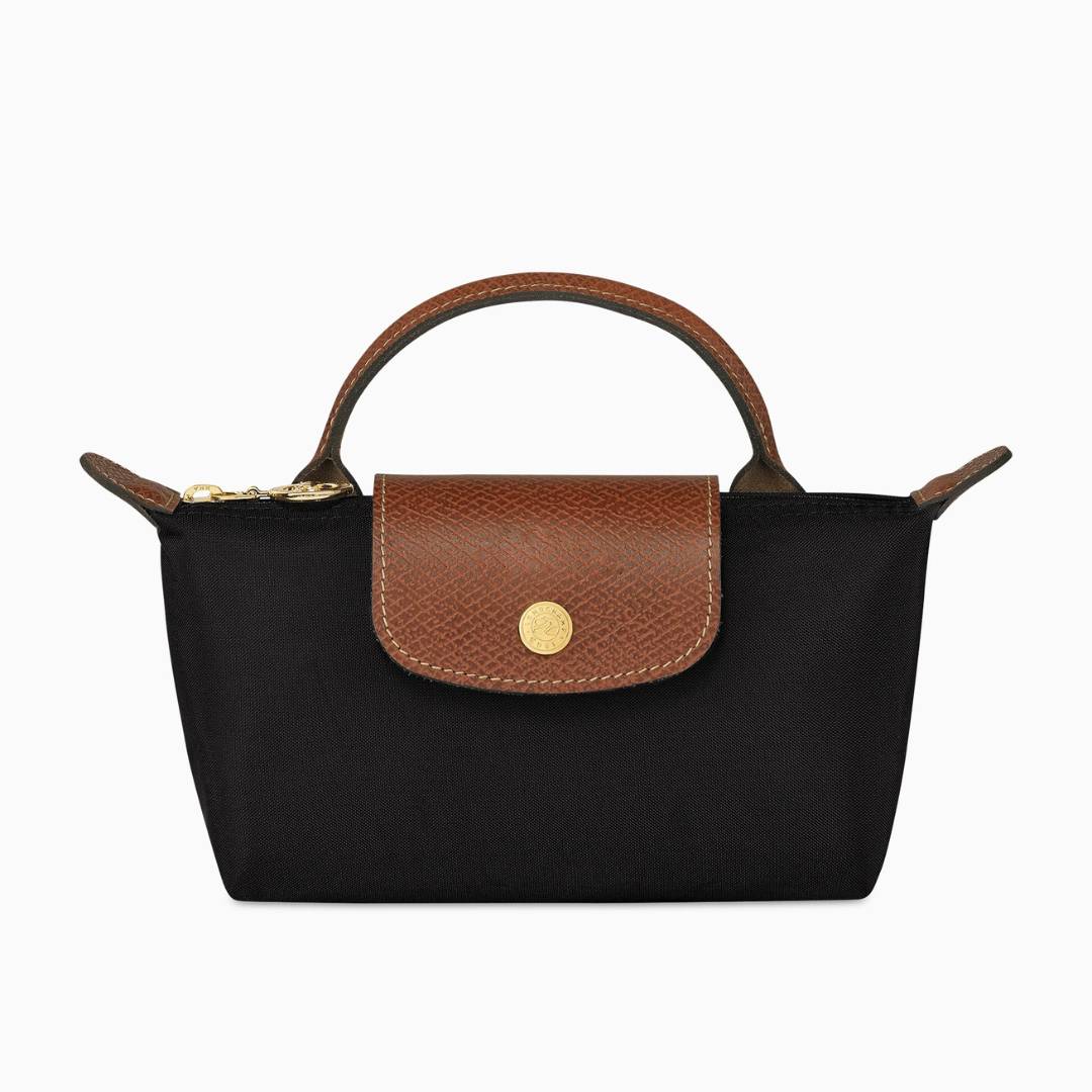 Mini sac en cuir au design signature 