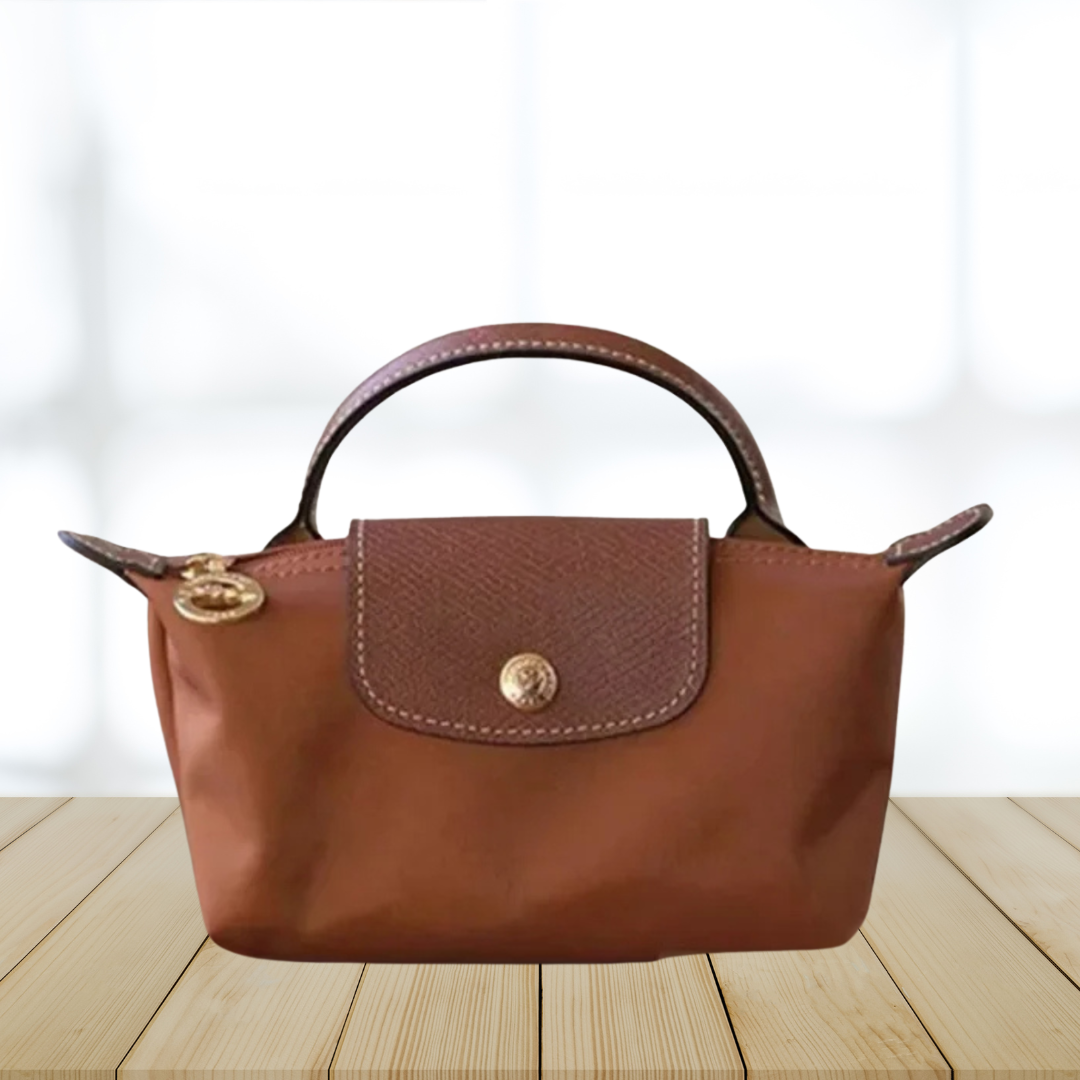 Mini sac en cuir au design signature 