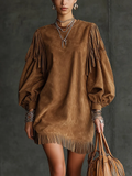 Emma | Robe mini en daim