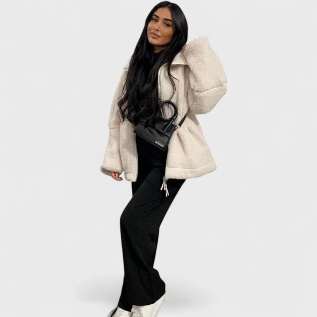Kaja | Manteau Teddy Doux