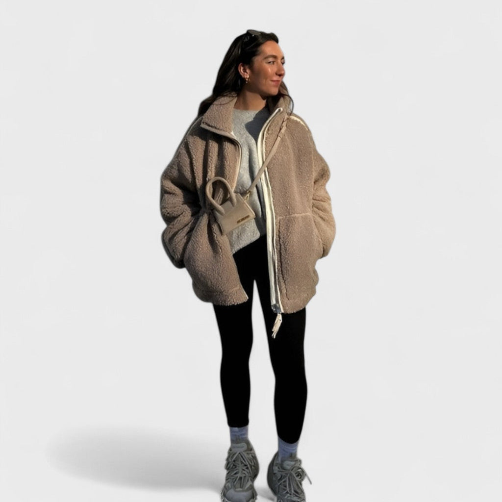 Kaja | Manteau Teddy Doux