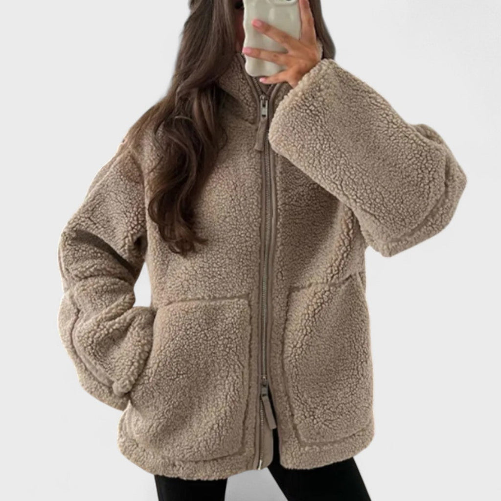 Kaja | Manteau Teddy Doux