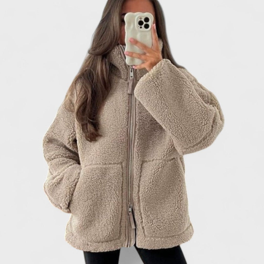 Kaja | Manteau Teddy Doux