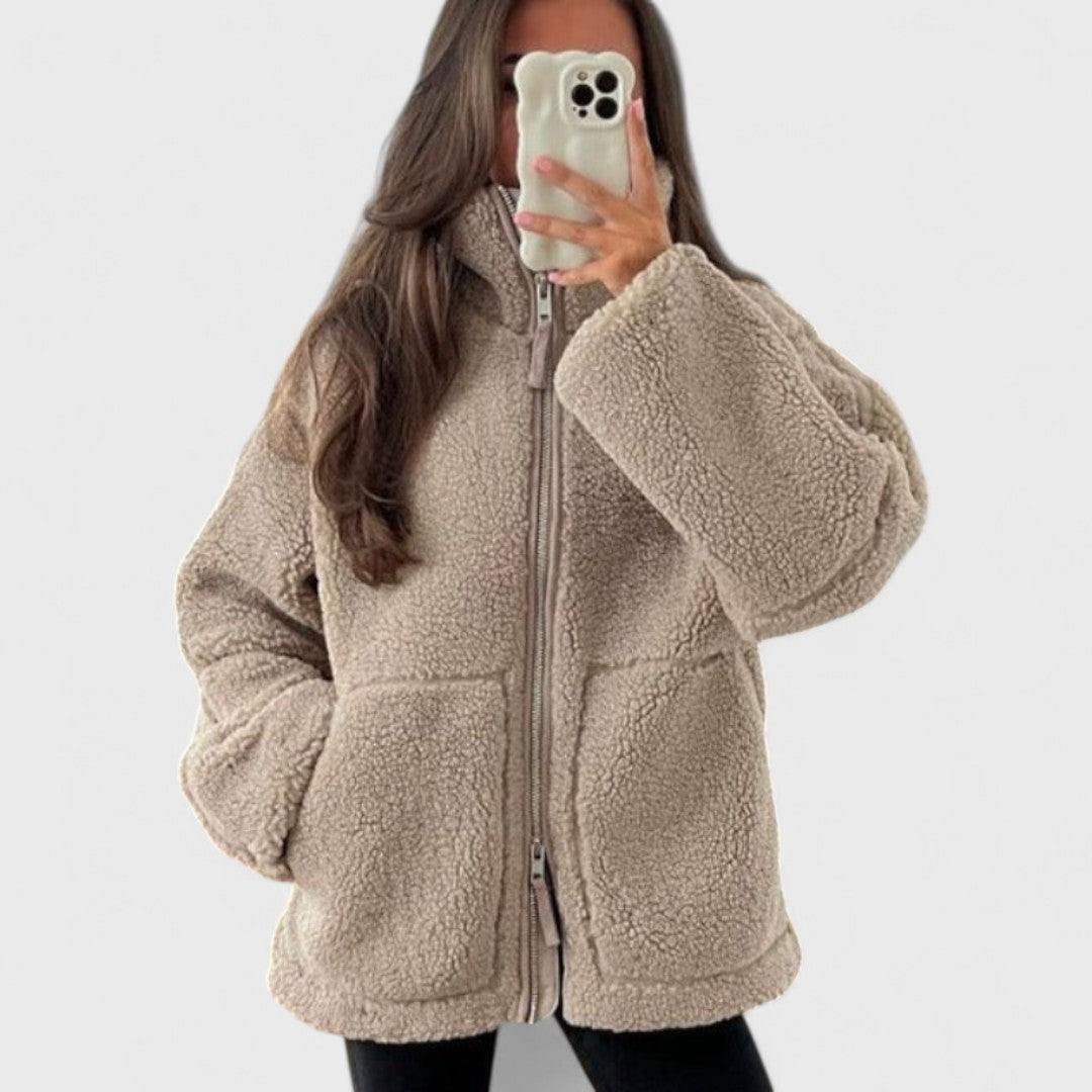 Kaja | Manteau Teddy Doux