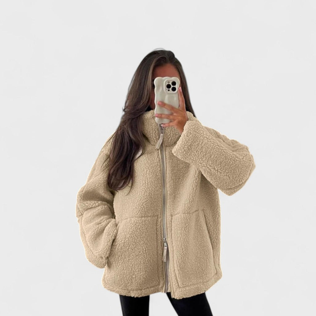 Kaja | Manteau Teddy Doux