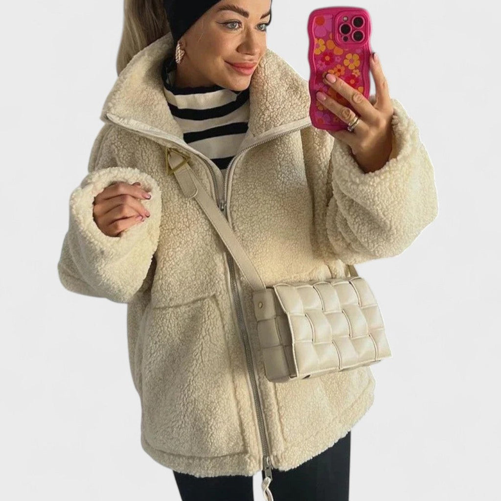 Kaja | Manteau Teddy Doux