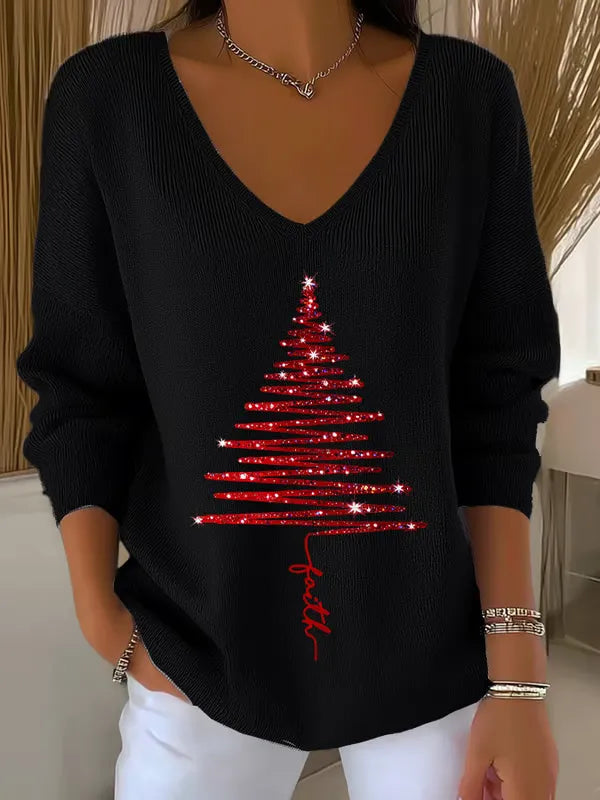 Lara™ | Christmas Fleece Jumper - Warmth, Style &amp; Joy 