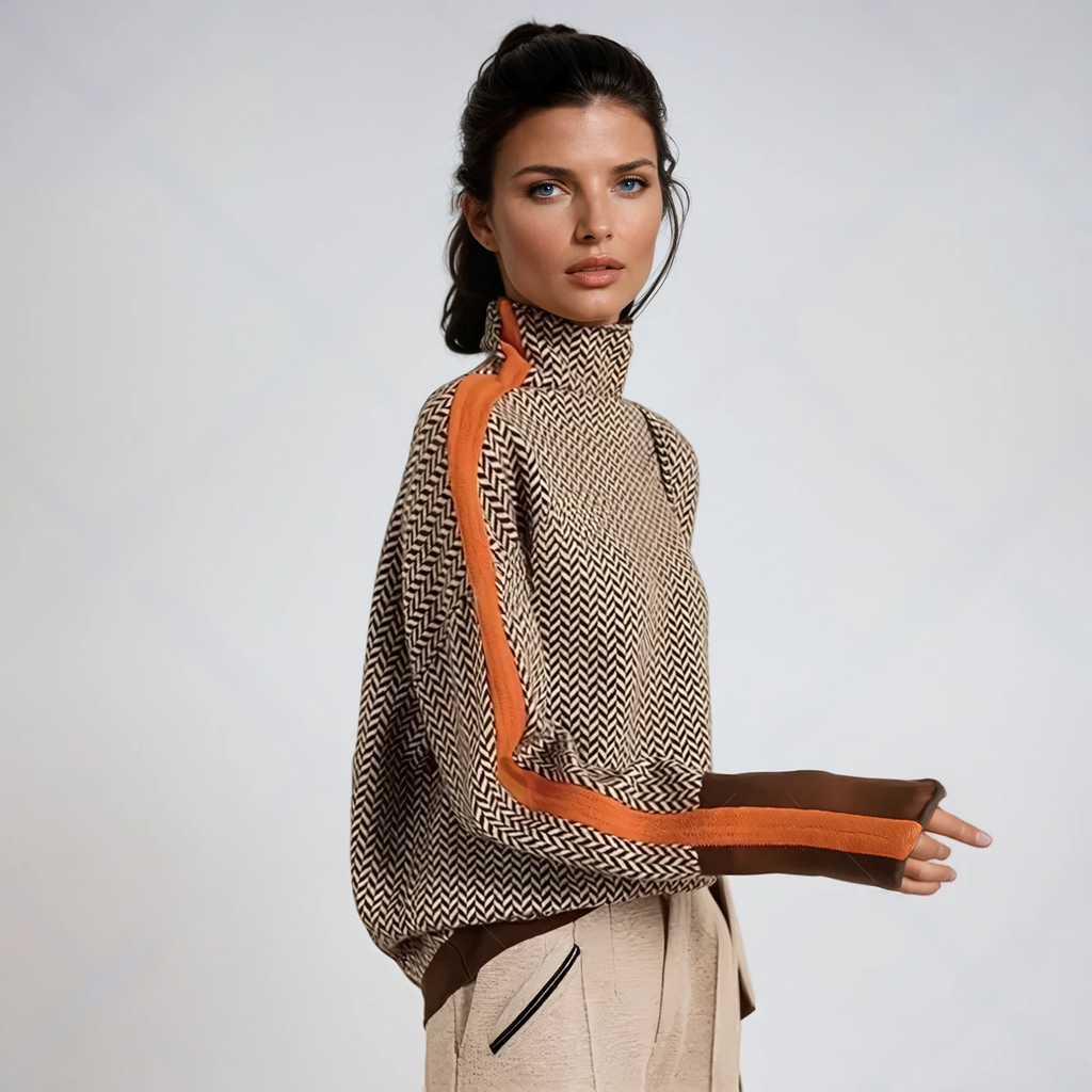 Marzena | Stylish, striped sweatshirt