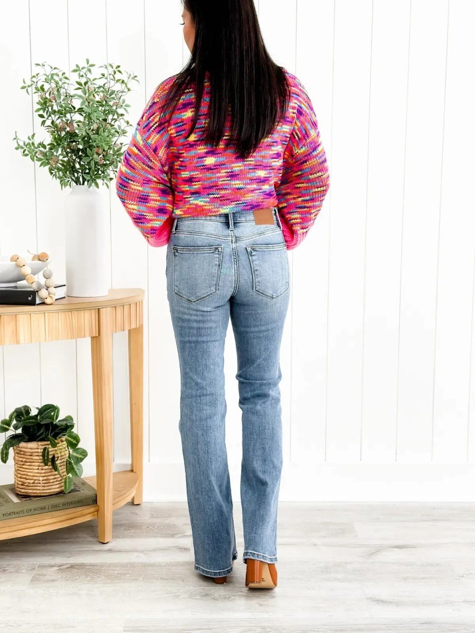 Evelyn | Comfortabele Jeans Met Een Mid-Rise Tailleband En Knoopsluiting