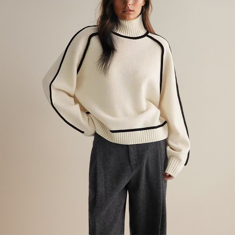 Katherine | Pull en laine rayé