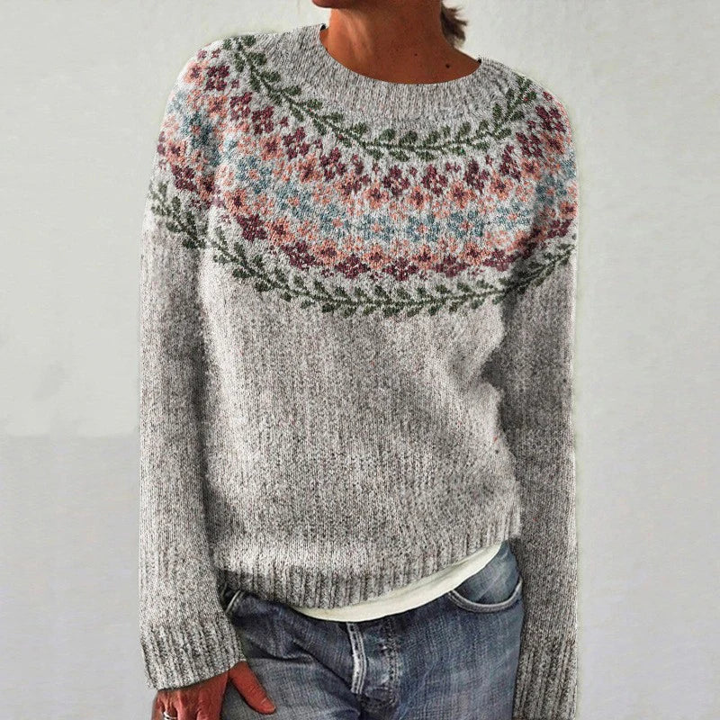 Inga | Pull rétro douillet 