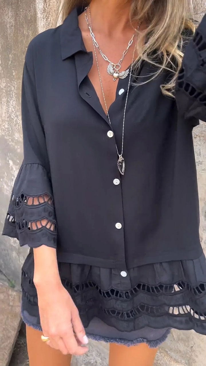 Miranda™ | Elegant Ibiza-style blouse