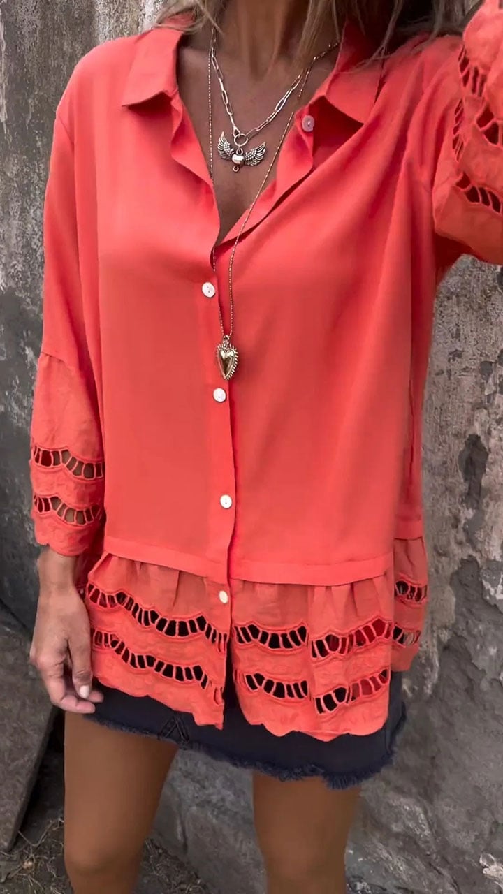 Miranda™ | Elegant Ibiza-style blouse