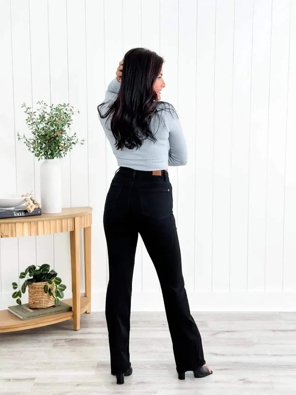 Evelyn | Comfortabele Jeans Met Een Mid-Rise Tailleband En Knoopsluiting