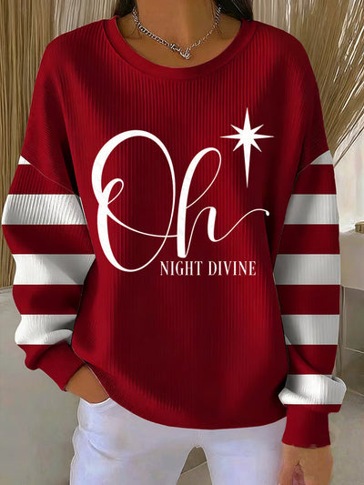 Isabelle - Kersttrui met tekstprint