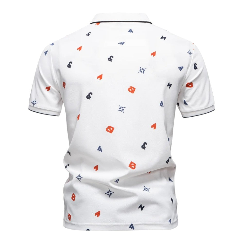 Radim™ | Stylish men's polo shirt with print