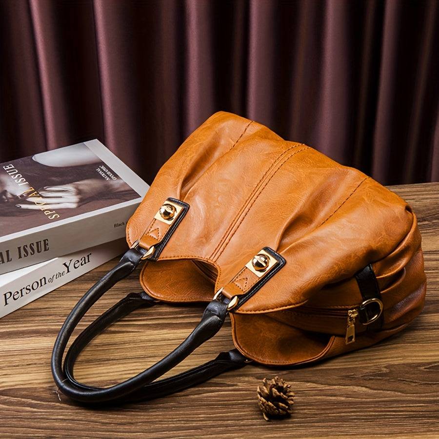 Ensemble de 4 sacs en cuir vintage