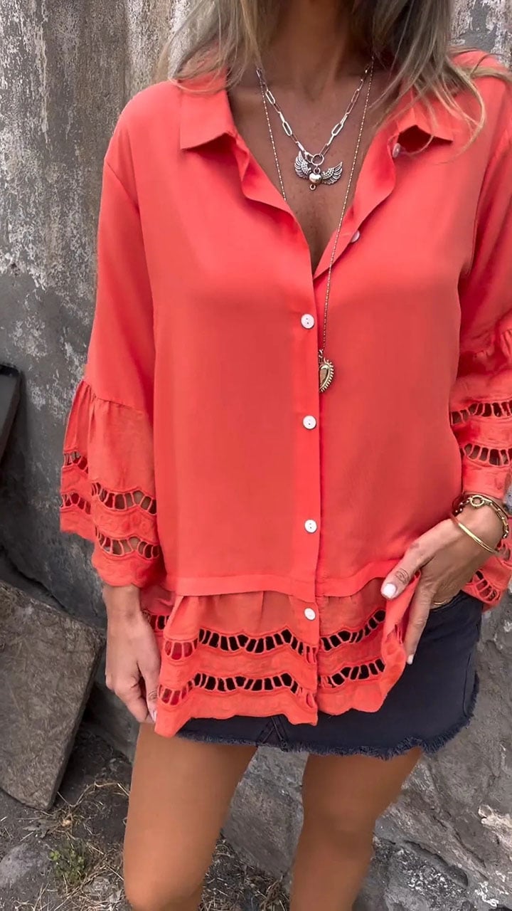 Miranda™ | Elegant Ibiza-style blouse