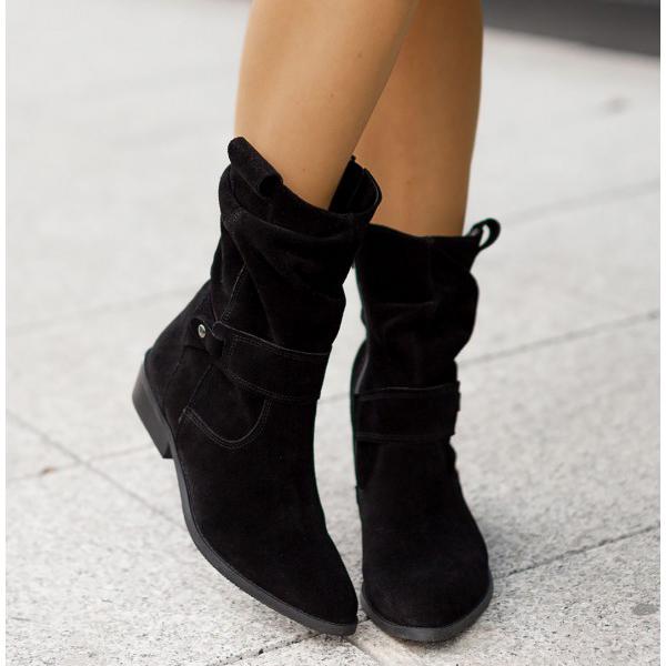 Bottes style cuir Maryam